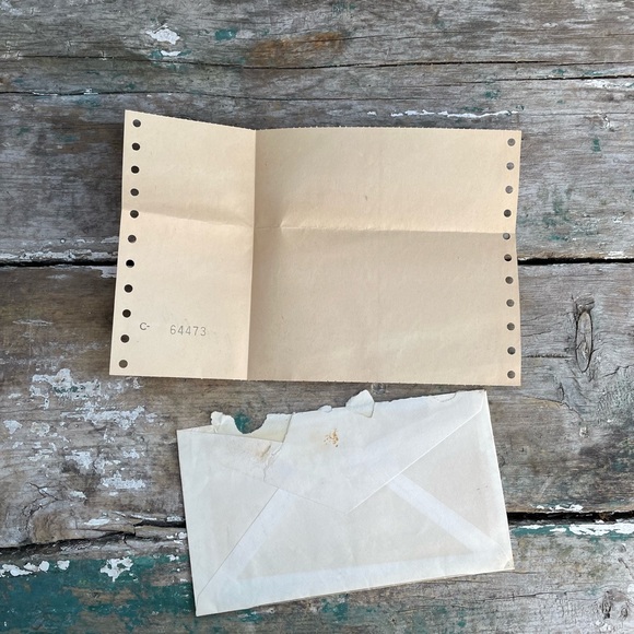 Vintage western union telegram Easter 1968 ephemera - Picture 2 of 2